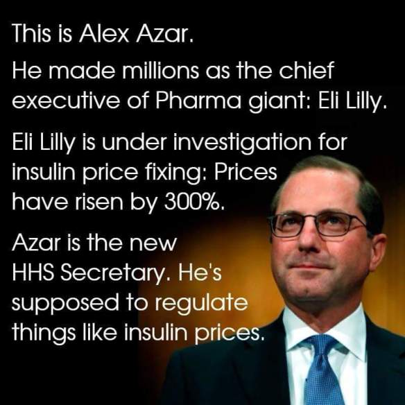 alex azar insurance scum